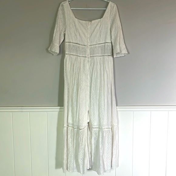 Rebellion white maxi dress size Large - Picture 3 of 7